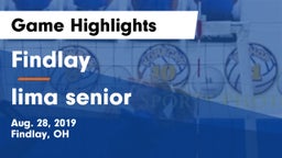Findlay  vs lima senior Game Highlights - Aug. 28, 2019