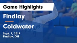 Findlay  vs Coldwater  Game Highlights - Sept. 7, 2019