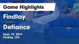 Findlay  vs Defiance  Game Highlights - Sept. 24, 2019