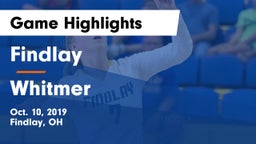 Findlay  vs Whitmer  Game Highlights - Oct. 10, 2019