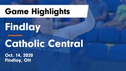 Findlay  vs Catholic Central  Game Highlights - Oct. 14, 2020