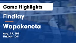 Findlay  vs Wapakoneta  Game Highlights - Aug. 23, 2021
