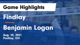 Findlay  vs Benjamin Logan  Game Highlights - Aug. 25, 2021