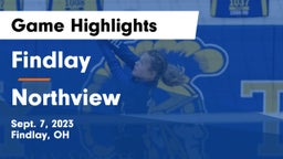 Findlay  vs Northview  Game Highlights - Sept. 7, 2023