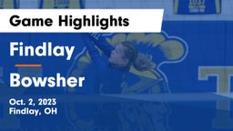 Findlay  vs Bowsher  Game Highlights - Oct. 2, 2023