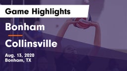 Bonham  vs Collinsville  Game Highlights - Aug. 13, 2020