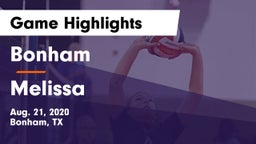Bonham  vs Melissa  Game Highlights - Aug. 21, 2020