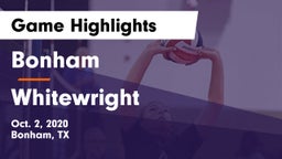 Bonham  vs Whitewright  Game Highlights - Oct. 2, 2020