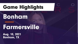 Bonham  vs Farmersville  Game Highlights - Aug. 10, 2021