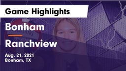 Bonham  vs Ranchview  Game Highlights - Aug. 21, 2021