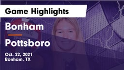 Bonham  vs Pottsboro  Game Highlights - Oct. 22, 2021