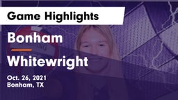 Bonham  vs Whitewright  Game Highlights - Oct. 26, 2021