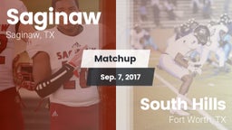 Matchup: Saginaw  vs. South Hills  2017