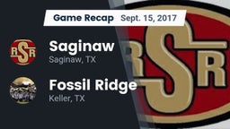 Recap: Saginaw  vs. Fossil Ridge  2017