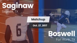 Matchup: Saginaw  vs. Boswell   2017