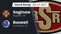 Recap: Saginaw  vs. Boswell   2017