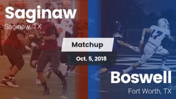 Matchup: Saginaw  vs. Boswell   2018