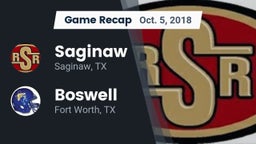 Recap: Saginaw  vs. Boswell   2018