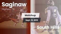 Matchup: Saginaw  vs. South Hills  2019