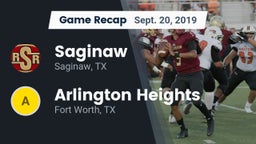 Recap: Saginaw  vs. Arlington Heights  2019