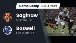 Recap: Saginaw  vs. Boswell   2019