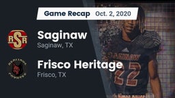 Recap: Saginaw  vs. Frisco Heritage  2020