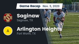 Recap: Saginaw  vs. Arlington Heights  2020