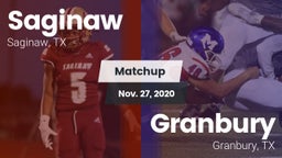 Matchup: Saginaw  vs. Granbury  2020