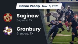 Recap: Saginaw  vs. Granbury  2021