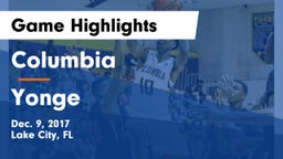 Columbia  vs Yonge  Game Highlights - Dec. 9, 2017