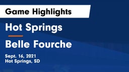 Hot Springs  vs Belle Fourche  Game Highlights - Sept. 16, 2021