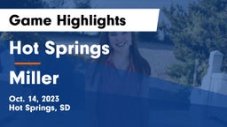 Hot Springs  vs Miller Game Highlights - Oct. 14, 2023
