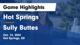 Hot Springs  vs Sully Buttes Game Highlights - Oct. 14, 2023