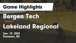 Bergen Tech  vs Lakeland Regional  Game Highlights - Jan. 19, 2023