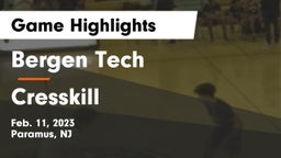 Bergen Tech  vs Cresskill  Game Highlights - Feb. 11, 2023