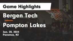 Bergen Tech  vs Pompton Lakes  Game Highlights - Jan. 20, 2024