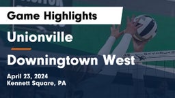 Unionville  vs Downingtown West  Game Highlights - April 23, 2024