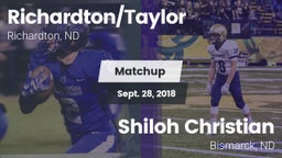 Matchup: Richardton/Taylor vs. Shiloh Christian  2018