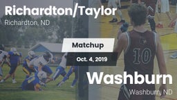 Matchup: Richardton/Taylor vs. Washburn  2019
