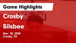 Crosby  vs Silsbee  Game Highlights - Nov. 20, 2020