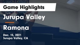 Jurupa Valley  vs Ramona Game Highlights - Dec. 15, 2021