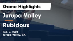 Jurupa Valley  vs Rubidoux Game Highlights - Feb. 3, 2022