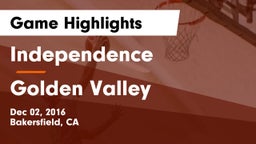 Independence  vs Golden Valley  Game Highlights - Dec 02, 2016