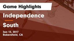Independence  vs South  Game Highlights - Jan 12, 2017