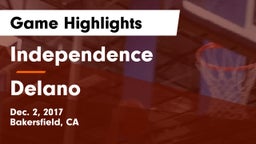 Independence  vs Delano  Game Highlights - Dec. 2, 2017