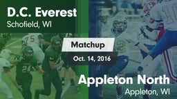 Matchup: Everest  vs. Appleton North  2016