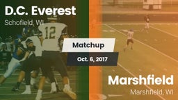 Matchup: Everest  vs. Marshfield  2017