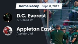 Recap: D.C. Everest  vs. Appleton East  2017