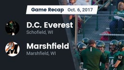 Recap: D.C. Everest  vs. Marshfield  2017
