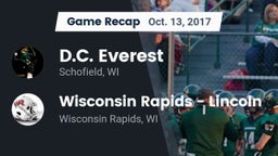 Recap: D.C. Everest  vs. Wisconsin Rapids - Lincoln  2017